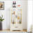 Lighted Glass Curio Cabinet With Adjustable Shelves - Elegant 2-Door Display & Built-In Drawer-598228367