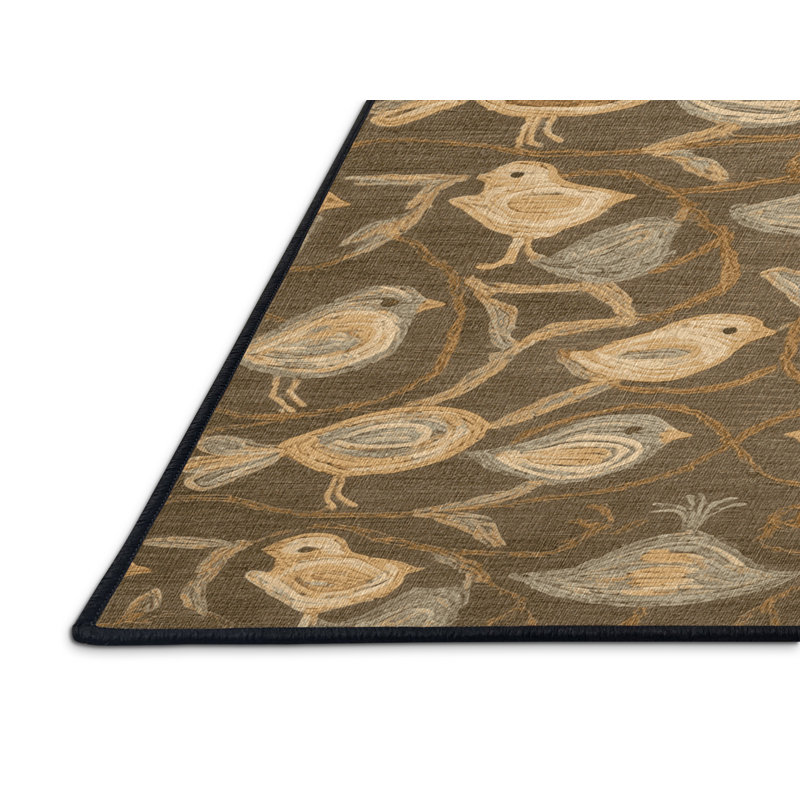  Tapis lavable niché à la ferme, Carré 3 pi