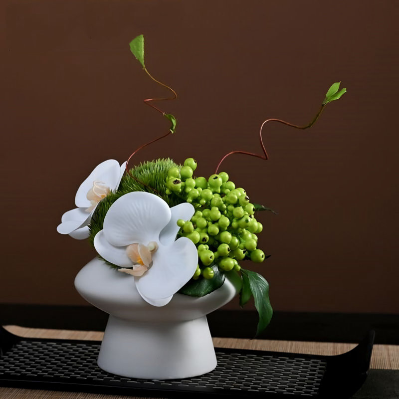 Décoration de fleurs simulées