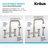KRAUS Urbix Industrial Bridge Kitchen Faucet and Water Filter Faucet Combo-50465764