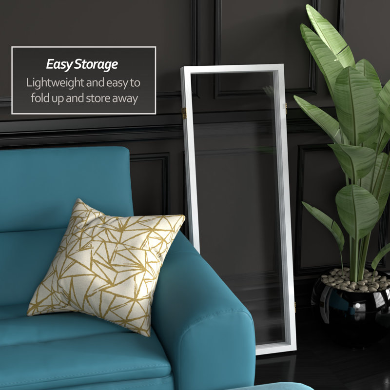 4 Ft. Tall Clear Screen Natural 6 Panel, 3, White, 48" H x 53.25" W x 1" D