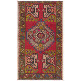 Antique One of a Kind One-of-a-Kind 1'10" x 3'2" Hand Knotted Area Rug
