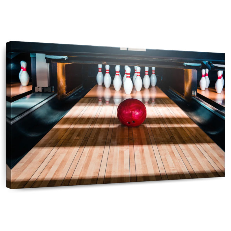 Sunlit Bowling Alley, 20" H x 30" W