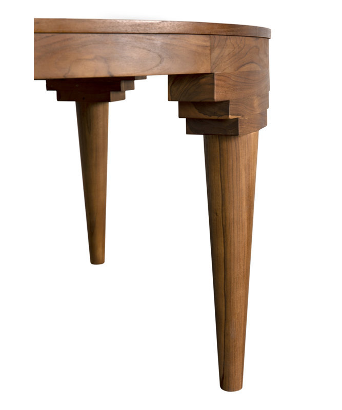 Davis Round Solid Wood Dining Table