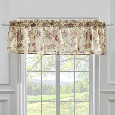 Cantonnière avec passe-tringle et passe-tringle H 19 po x l 84 po Greenland Home Fashions
