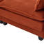 Canapé modulaire surdimensionné surdimensionné avec repose-pieds mobile, ensemble de canapés en velours côtelé moderne 102 pouces 4 places, canapé convertible en forme de L-928045661