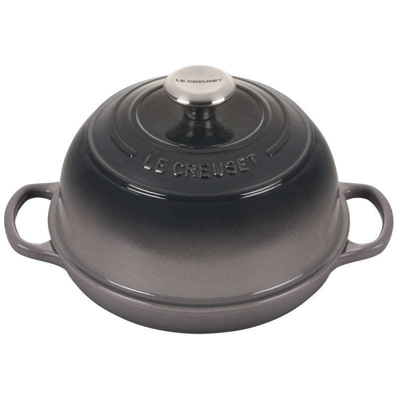 Le Creuset Signature Enameled Cast Iron 1.75 Qt. Bread Oven with Lid, Oyster