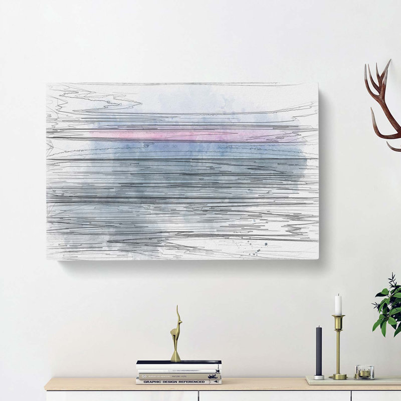 The Horizon in Abstract - Wrapped Canvas, 60cm H x 91cm W x 3cm D