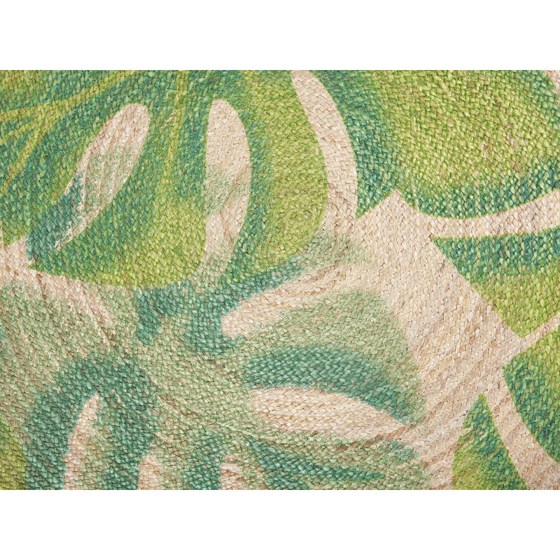 Shauna Round 140 cm x 140 cm Floral Area Rug