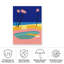 «Bolologi Malibu Beach», reproduction sur toile-98044268