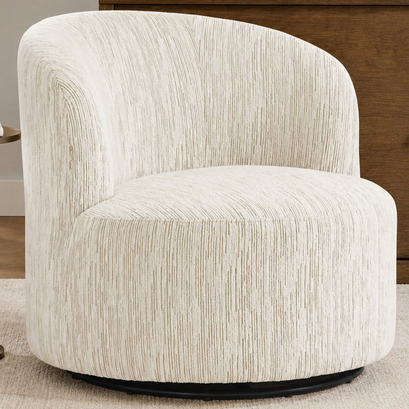 Fauteuil d'appoint moderne en chenille