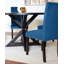 Ensemble de salle à manger 5 pièces, table à manger croisée avec 4 chaises élégantes-1665647286
