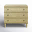 3 Drawer 18" W Solid Wood Dresser