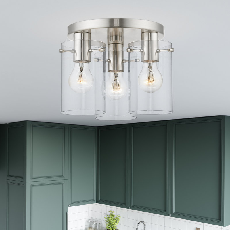 Whinney Glass Flush Mount
