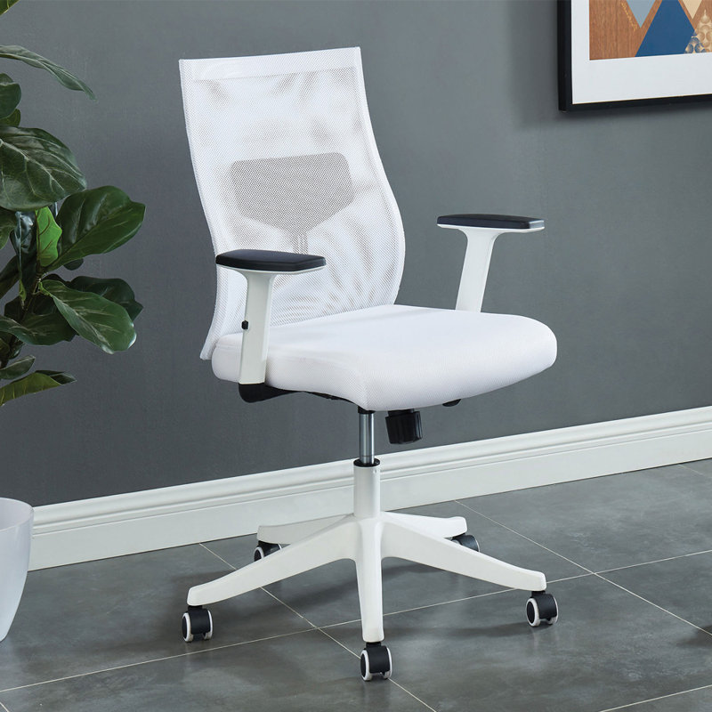 The Twillery Co.® Mesh Conference Chair, White