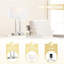 Ensemble de 2 lampes de table avec 2 ports USB, 3 lampes de chevet à commande tactile à intensité variable, lampe de table moderne pour le salon, table de chevet avec ampoules incluses-223191862-223191863