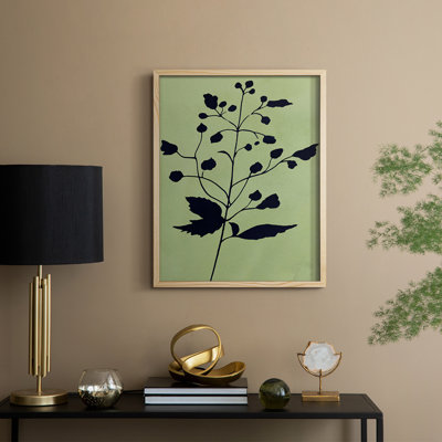 Earthly Botanical II Framed Print - Solid Wood