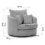 Ted I Upholstered Swivel Armchair-1821392541