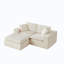 Canapé modulaire rembourré modulaire en chenille désossée à compression, sans assemblage-397175994-397175992