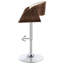 Tabouret de bar réglable en chrome-1151249700