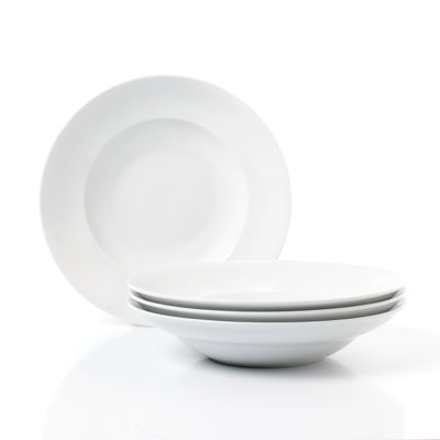 Waterside White Porcelain Pasta Bowls 27.3x5.8cm
