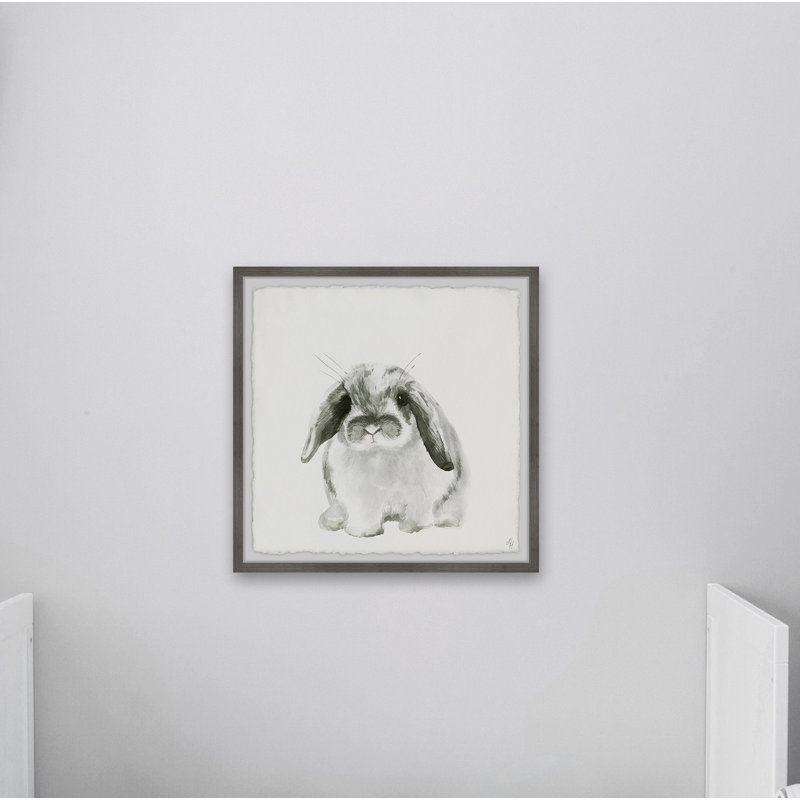 McLoud Plump Bunny, reproduction encadrée, H 12 po x l 12 po x P 1,5 po