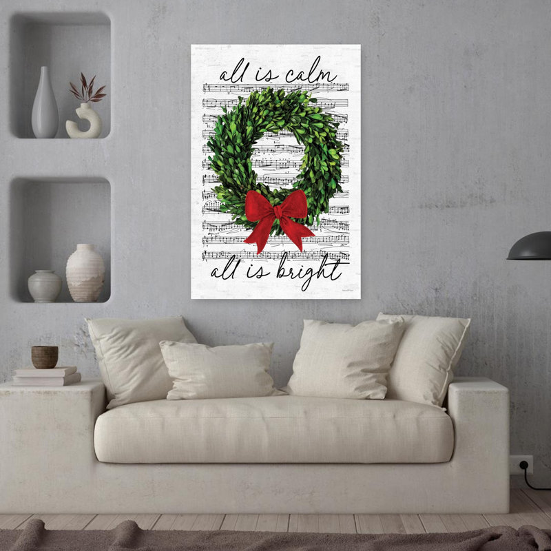 All is Calm 1 Piece Wrapped Canvas Wall Art, 91.44cm H x 60.96cm W