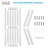 MDF Barn Door Easy Assembly -Solid Slab Covered with Water-Proof PVC Surface with Hardware Kit-92412983-104714684