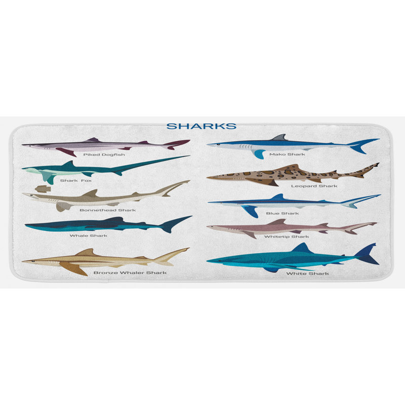 Tapis de cuisine shark
