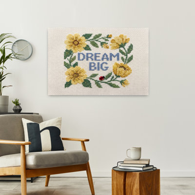 «Dream Big», art mural contemporain abstrait