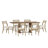 6 - Person Extendable Trestle Dining Set-3955231