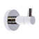 Venezia 3 Piece Wall Mounted Bathroom Hardware Set with 18" Towel Bar
