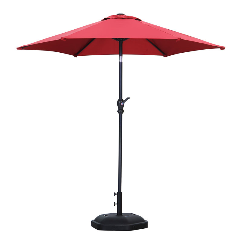 90'' Tilt Market Umbrella, Red