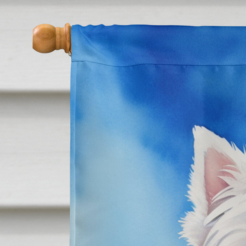 Easter Egg Hunt Double Sided 40'' H x 28'' W Polyester Easter House Flag