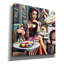 Art mural sur toile Bryant "Macaroons And Coffee In Paris Cafe" par Rey Klimt-1612903311