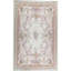 Hand-Knotted High-Quality Ivory and Rose Area Rug