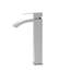 Robinet de lavabo de salle de bain en nickel brossé - profondeur de 6,18 po, teinture, ss304, conduites d'eau, valve de cartouche en céramique 1,97 po de hauteur, teinture, poignée simple-121676092