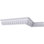 Moulure couronnée H 4 3/8 po x P 3 1/2 po x F 5 5/8 po x L 94 1/2 po