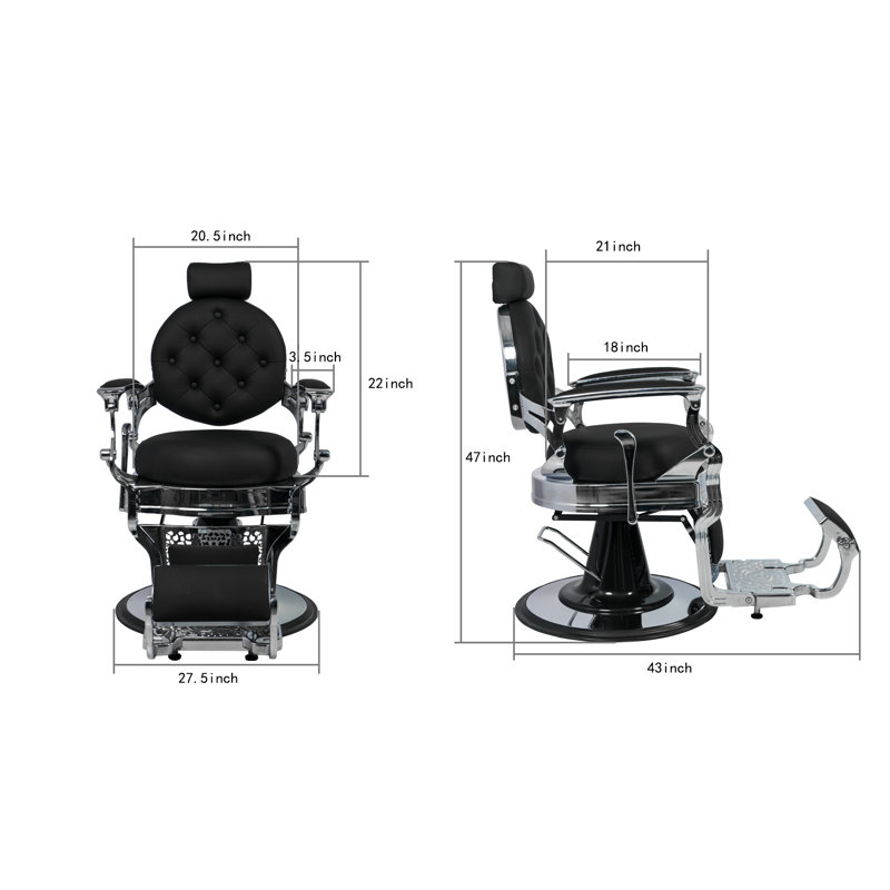  Fauteuil de barbier très grand cylindre d'huile robuste 8779