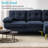 Joseph-Alexander Upholstered Sectional 82.7" Wide Sectional Sofa with Chaise Chenille Fabric White Modular Design for Living Room-938986552