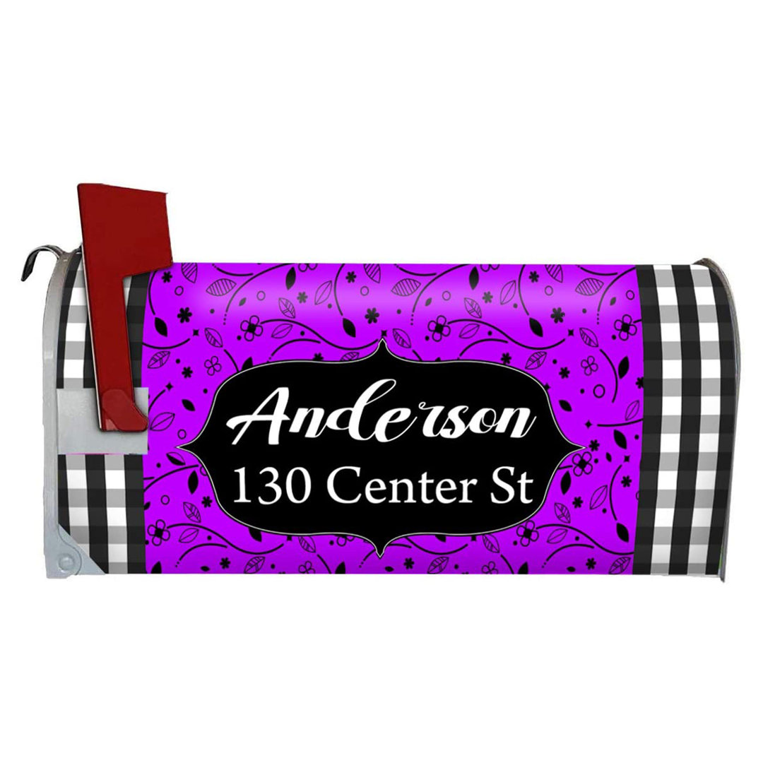 Vinyl Text & Numbers Mailbox Cover VWAQ 