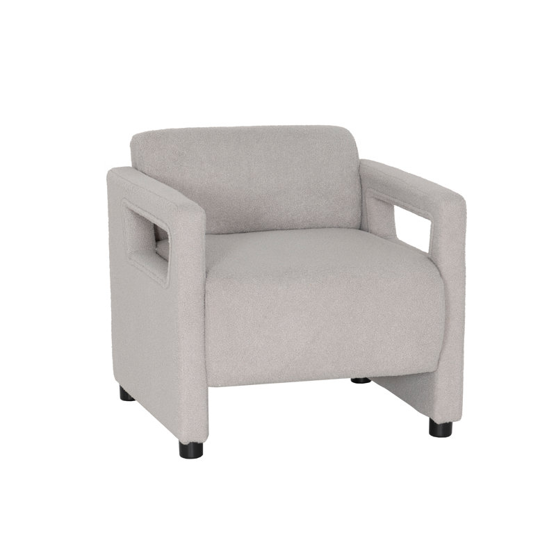 Fauteuil d'appoint Landon, Sherpa gris