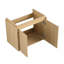 Meuble-lavabo 24 po avec lavabo en céramique, meuble-lavabo mural flottant, armoire de rangement en bois avec portes doubles pour la salle de bain-1227595290