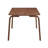 Walnut Finish Dining Table