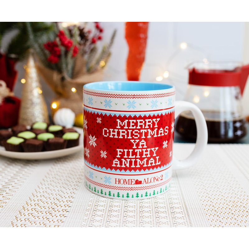 Tasse en céramique Home Alone 2 Filthy Peut contenir 20 onces
