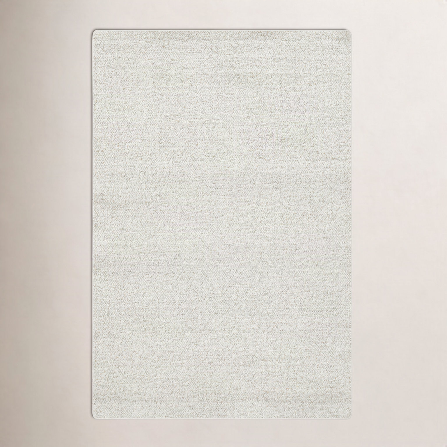 Flatweave Wool Rug, Rectangle 7'9" x 9'9", Ivory