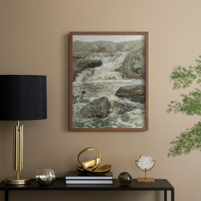 "Vintage Landscape CCxxiv", H 30 po x l 24 po, Noyer