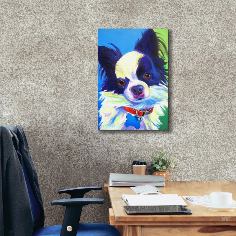"Chihuahua - Esso Gomez" par Dawg Painter, H 26 po x l 18 po x P 0,75 po