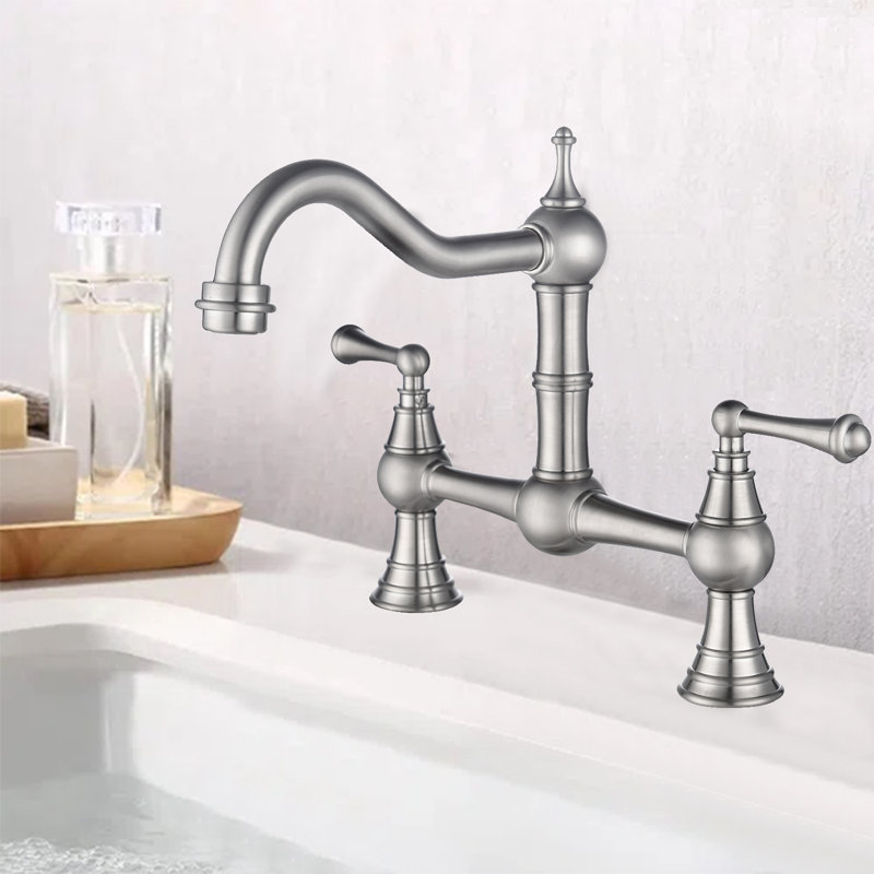 Organnice Kitchen Faucet, Brushed Nickel