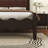 Ines Wood Bed Frame with Upholstered Headboard - Velvet Upholstery-449762895-446306937